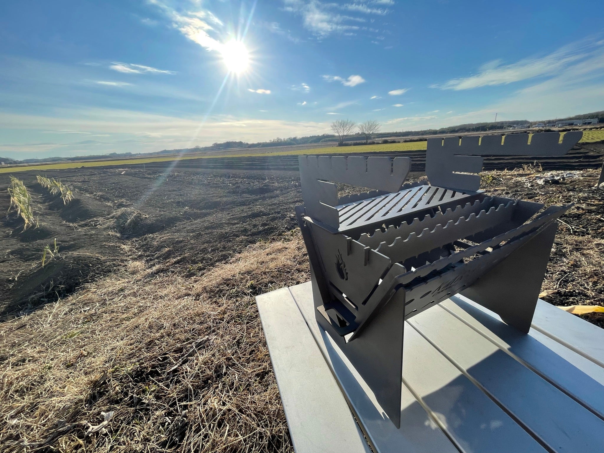 万能調理グリル オールチタン製【Nozomi's狩チャンネル】｜軽量